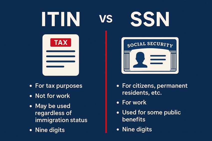 Understanding the Differences Between ITIN and SSN