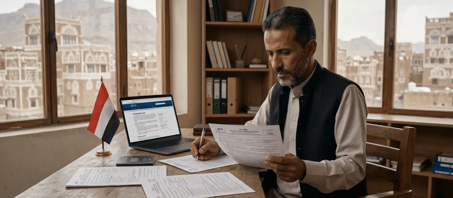 How Yemeni Citizens Can Obtain an ITIN