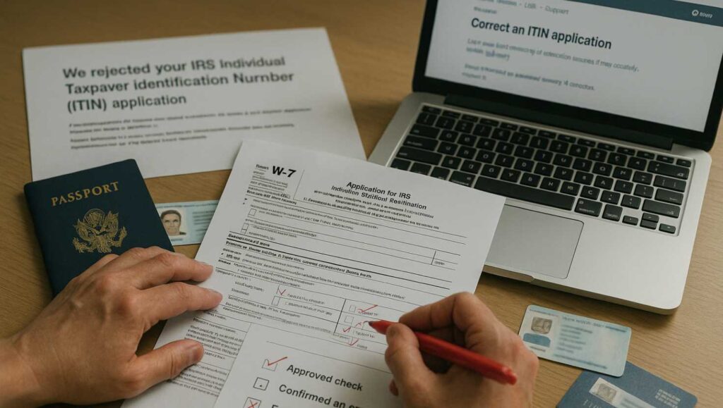 Correct Errors in ITIN Applications